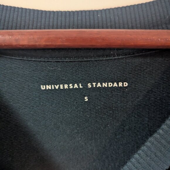 Universal Standard Bree Sweatshirt Dress in Deep Sea Size S (14/16) - Picture 4 of 4